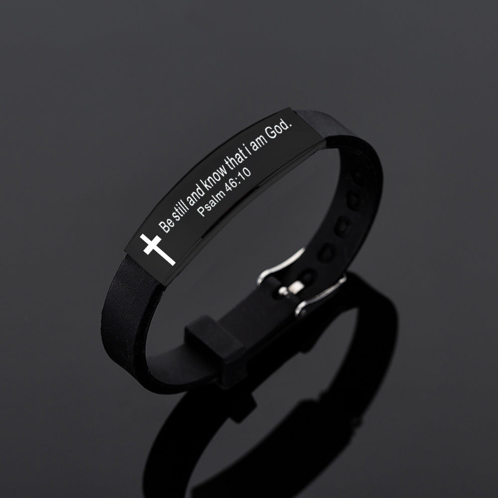 Bible Verse Silicone Bracelet