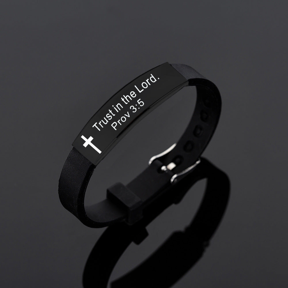 Bible Verse Silicone Bracelet