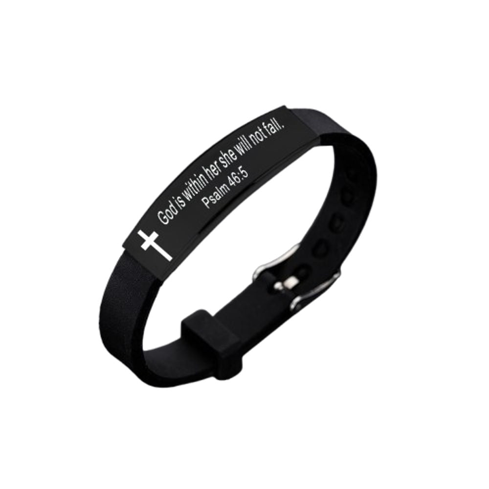Bible Verse Silicone Bracelet