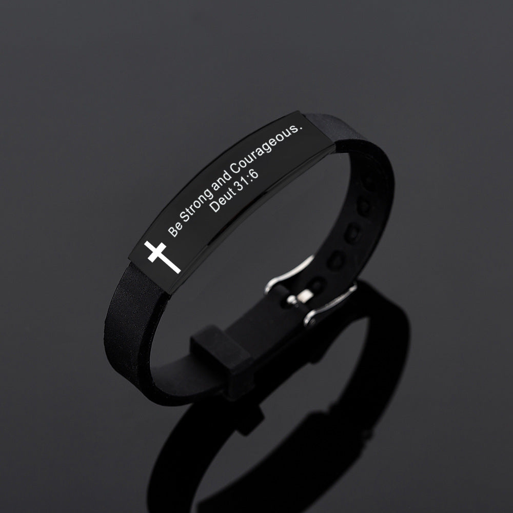 Bible Verse Silicone Bracelet