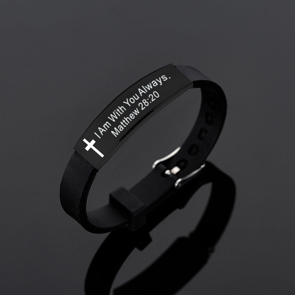 Bible Verse Silicone Bracelet