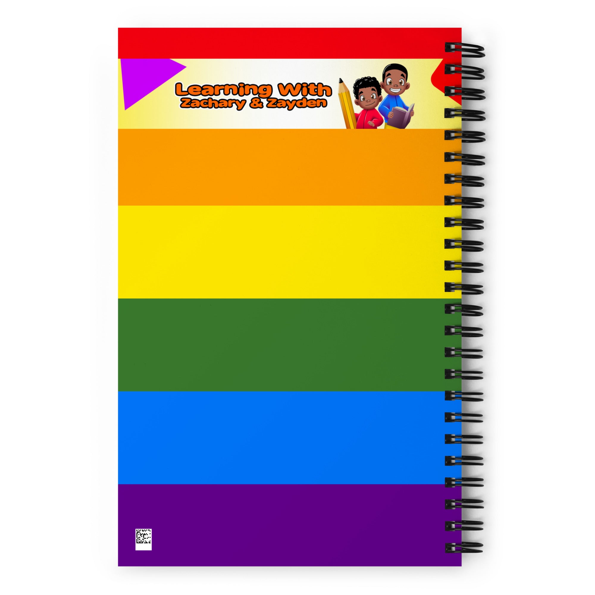 Learning With Zachary & Zayden Spiral Notebook